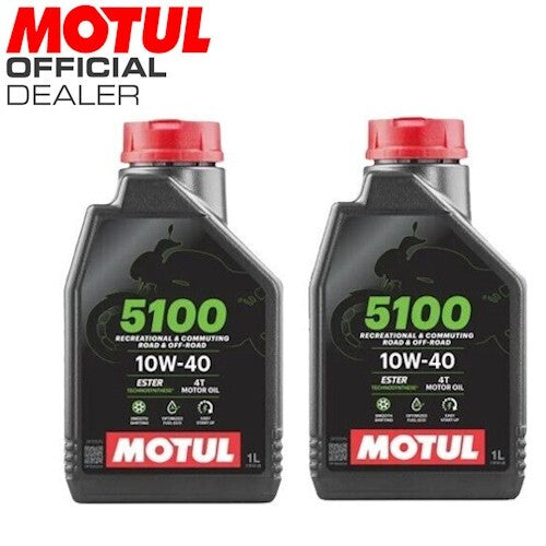 104066  OLIO MOTORE MOTUL  5100 10W40 4T - 2L   *