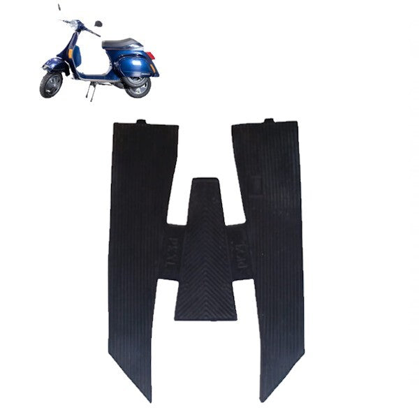 TAPPETINO PEDANA NERO IN GOMMA  PER VESPA PK XL  PIAGGIO  *