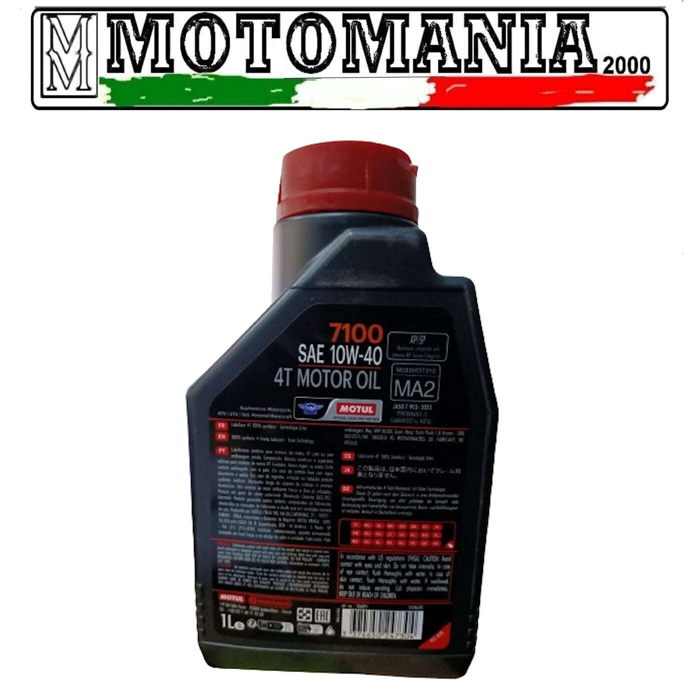104091  OLIO MOTORE MOTUL  7100 10W40 4T - 1L  *