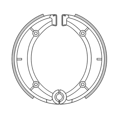 GF0203 - GANASCE FRENO POSTERIORE NEWFREN CAGIVA  SST LOW RIDER 125 1983