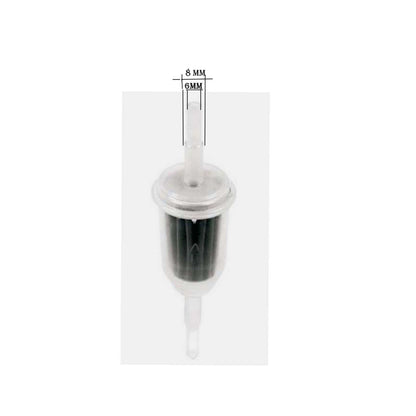 FILTRO BENZINA ELEMENTO IN CARTA 6/8 MM  PER PIAGGIO APE,VESPA, SCOOTER, MOTO *