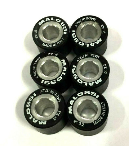 669417A0 KIT 6  RULLI 15X12 GR.3,2 MALOSSI APRILIA-BENELLI-BETA-CAGIVA-MBK-50