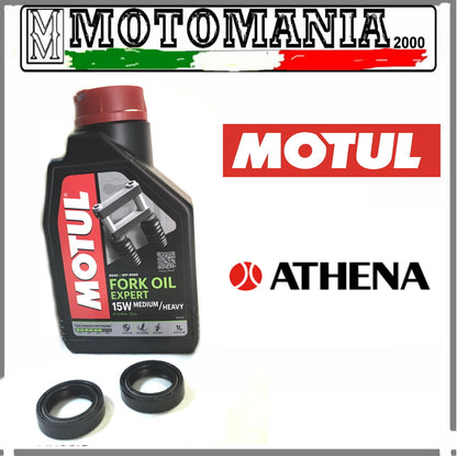 KIT PARAOLI + OLIO FORCELLA 15W MOTUL  KAWASAKI Z 200 1981-1983