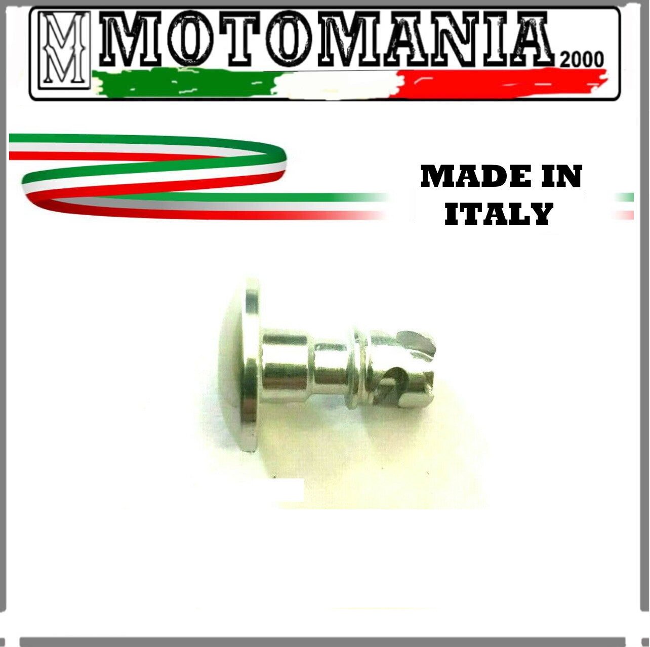 GANCIO RAPIDO PER CATENA MOTO IN ERGAL ARGENTO  *