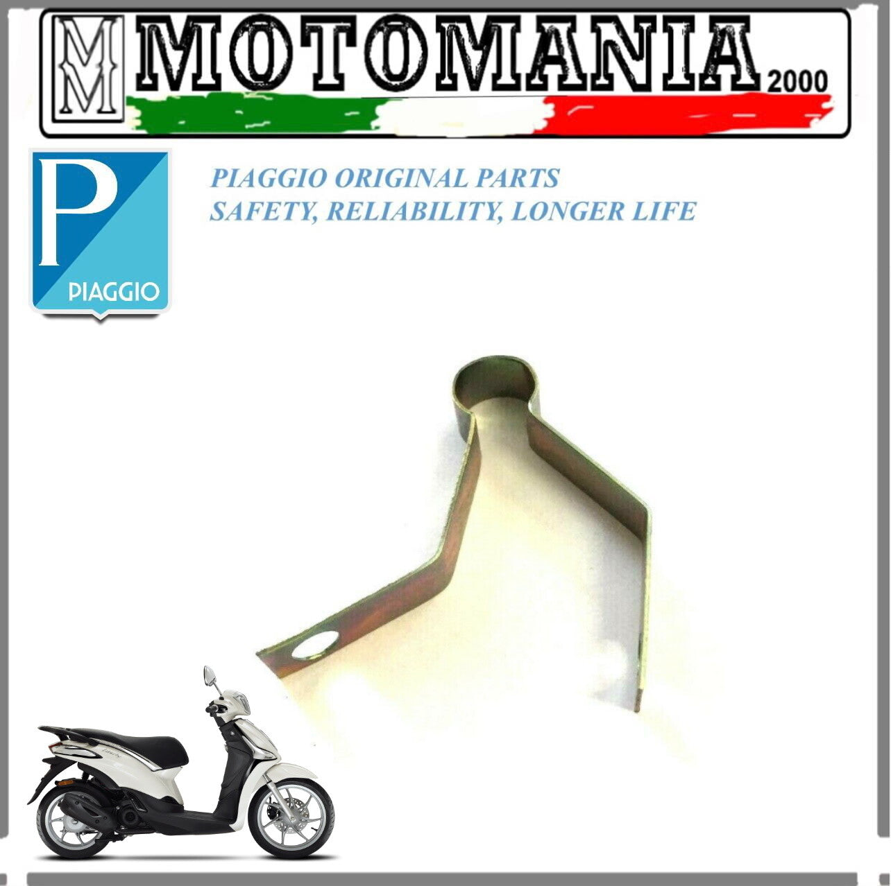 581767 ORIGINAL CLAMP PIAGGIO AIR FILTER LIBERTY 50-125-150-200 *