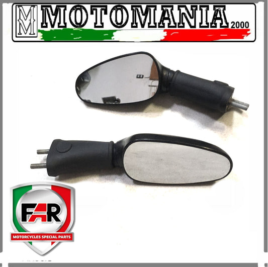 COPPIA SPECCHI RETROVISORI NERI SX E DX PER DUCATI SUPER SPORT 600-1000