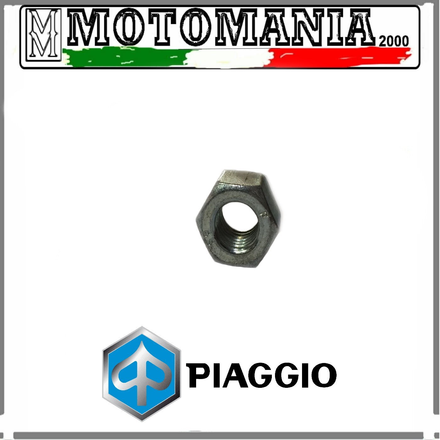ORIGINAL PIAGGIO BEVERLY 125 CLUTCH VARIATOR CRANKSHAFT NUT *