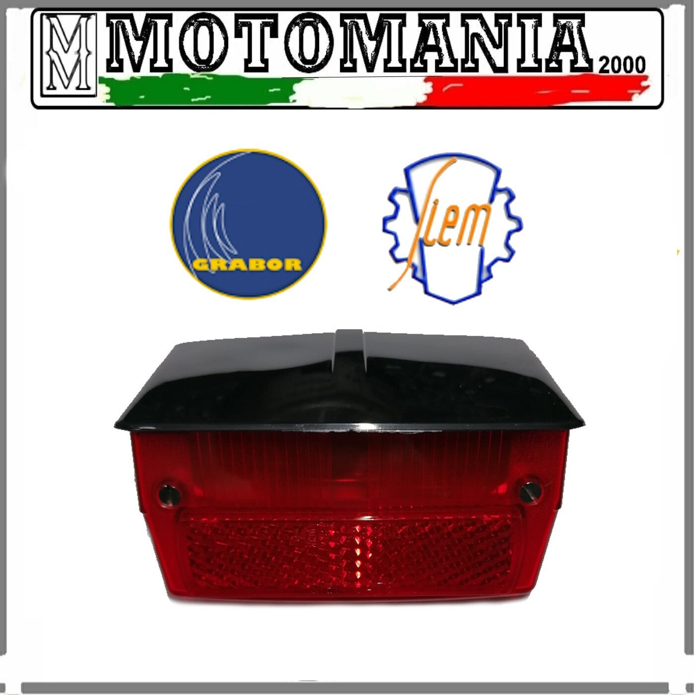 FP50N FANALE POSTERIORE TETTUCCIO NERO VESPA 50 SPECIAL PIAGGIO GRABOR SIEM