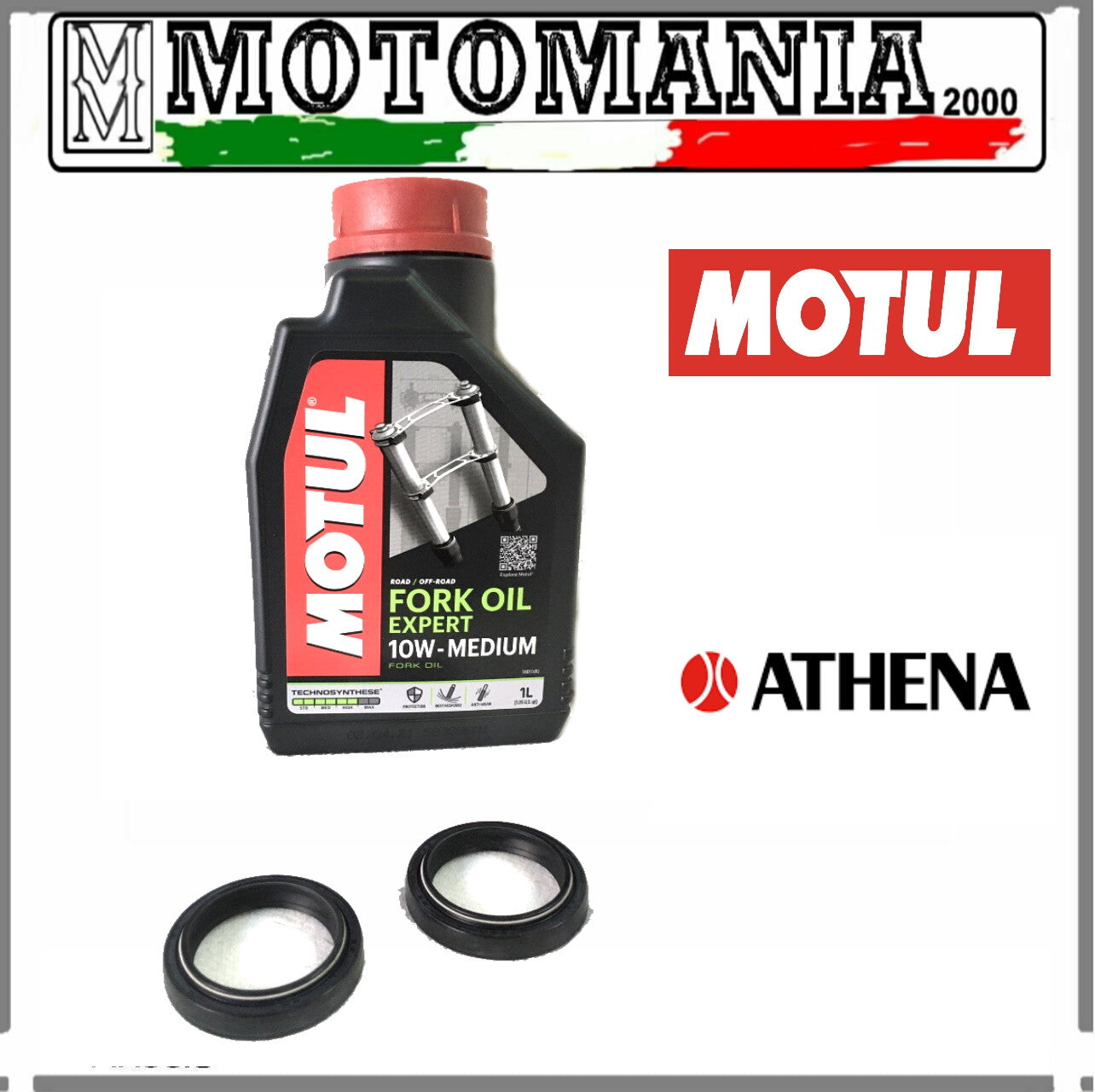 MOTUL 10W FORK OIL + OIL KIT FOR DERBI SENDA 50 SM X-RACE -07-10*