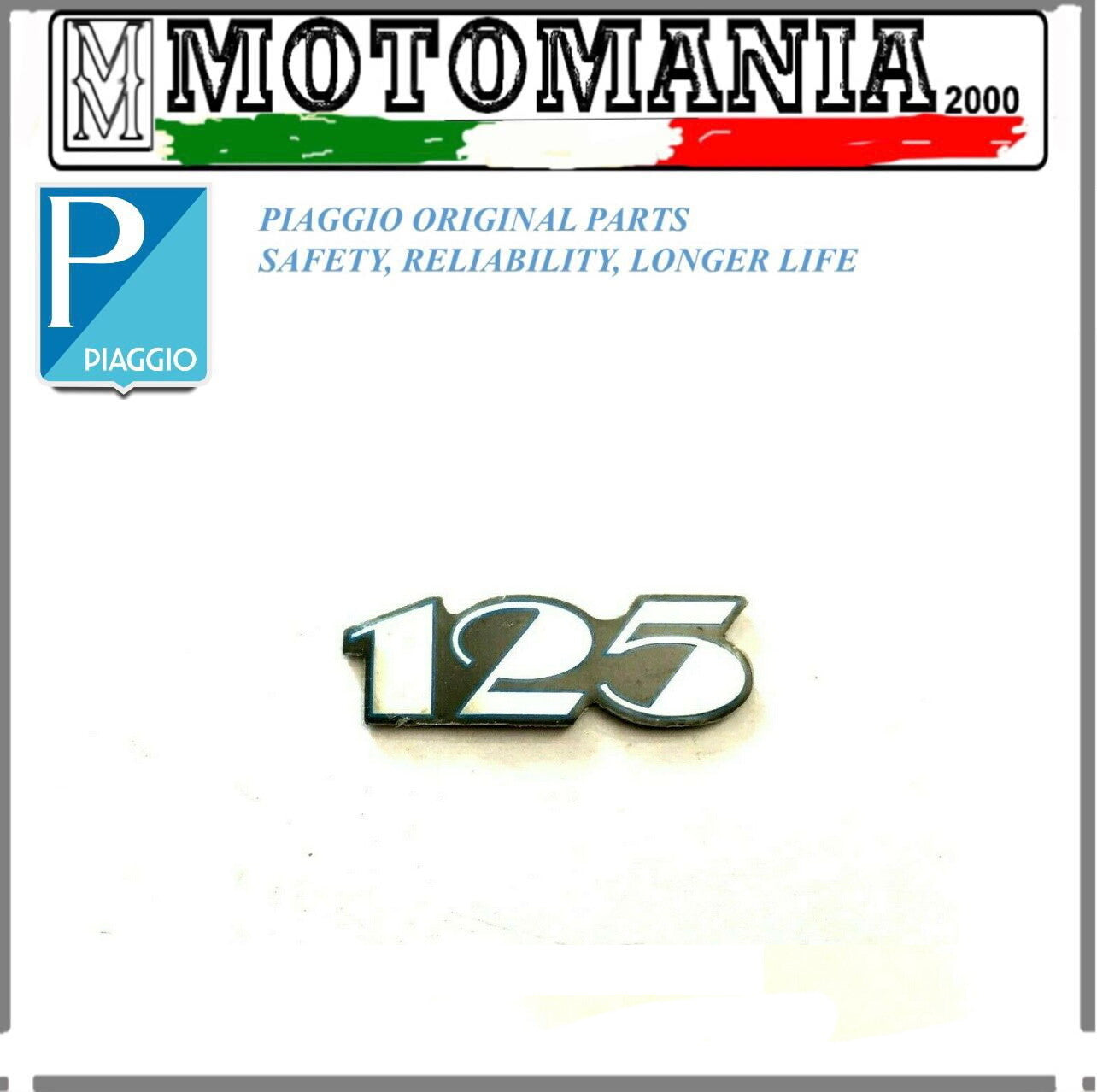 620351 ORIGINAL STICKER 125 Piaggio Beverly