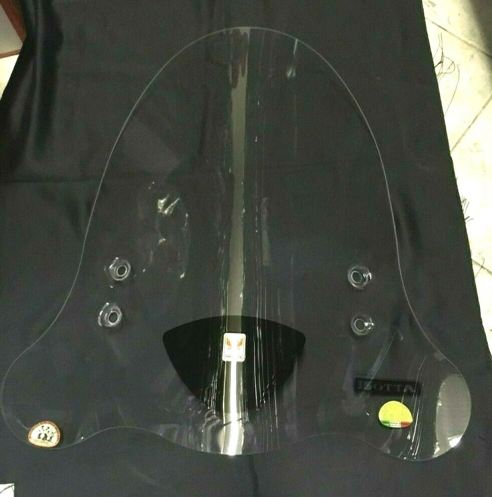 E41 PARABREZZA PARAVENTO ISOTTA PER YAMAHA BOOSTER 50 COMPLETO DI ATTACCHI*