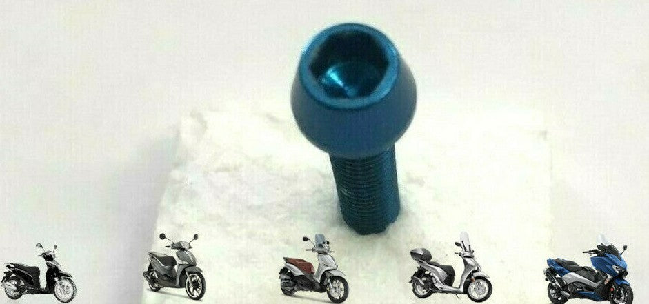 6X25 BLUE ERGAL MOTORCYCLE FAIRING COUNTERSUNK HEAD SCREW *