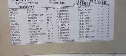 PASTIGLIE FRENO NEWFREN RACING DUCATI APRILIA MOTO GUZZI CAGIVA BIMOTA LAVERDA