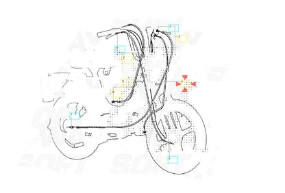 265783 -  Piaggio Grillo 50 1989/1993 Trasmissione Comando aria/Decompressione