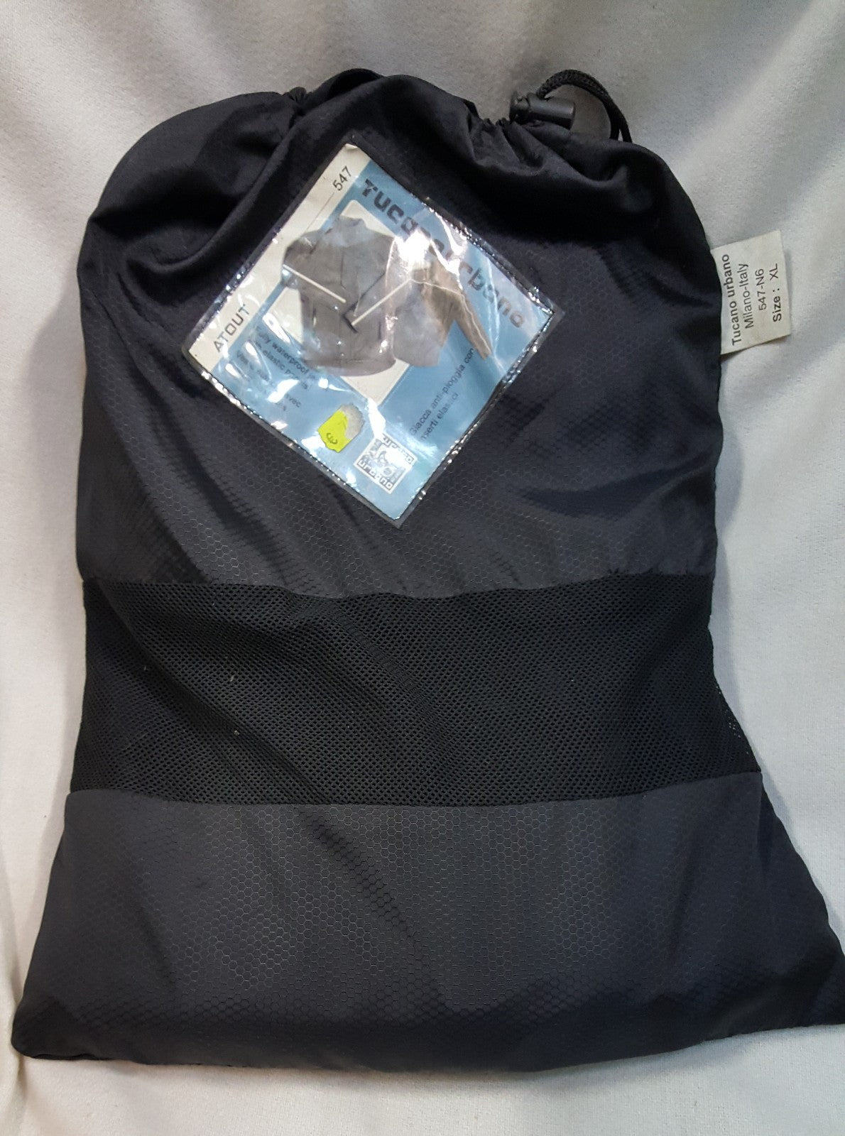 GIACCA ANTI-PIOGGIA CON INSERTI ELASTICI TUCANO URBANO 547-N6*