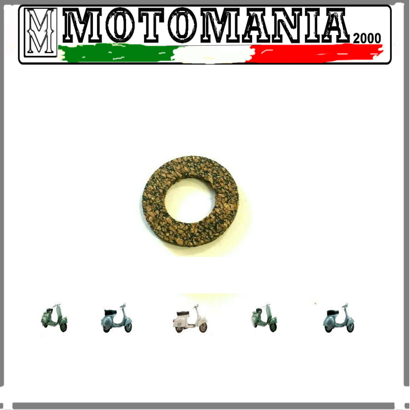 GUARNIZIONE RUBINETTO BENZINA IN SUGHERO PER VESPA 50 - 90 - 125