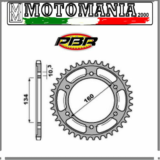 440543C45 CORONA Z 43 PASSO 525 HONDA CBR-F 600 2001-2002-2003-2004