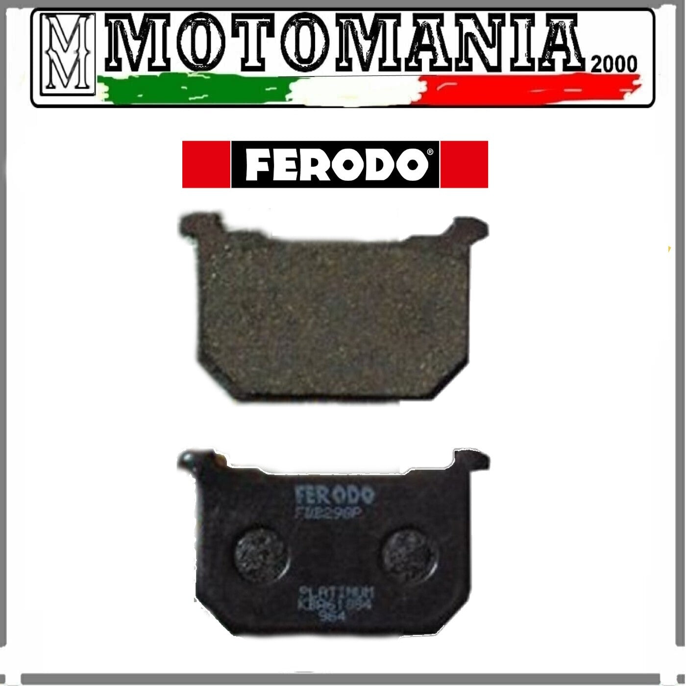 FDB298P CP PASTIGLIE FRENO FERODO PLATINUM POSTERIORE KAWASAKI Z 750 1980 KZ 100