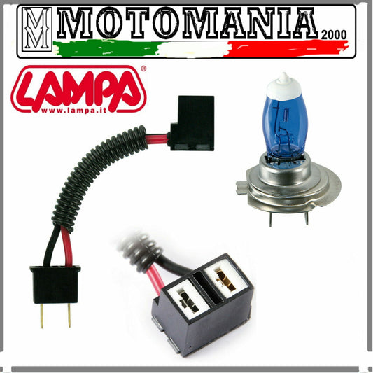 LAMPA PILOT LAMPADINE 5500K H7 12V 100W XENIUM RACE PORTALAMPADA CERAMICA