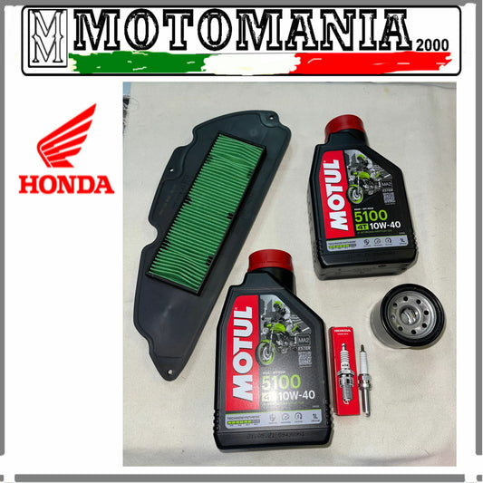 KIT TAGLIANDO HONDA SH 300 - OLIO MOTUL  /FILTRO ARIA / FILTRO OLIO / CANDELA  *