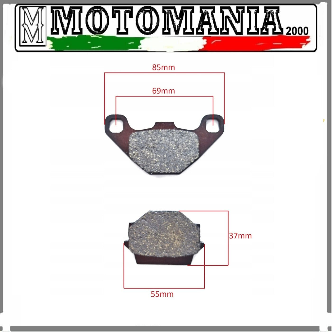 FDB314P PASTIGLIE FRENO POSTERIORE PLATINUM KTM SUZUKI APRILIA YAMAHA MALAGUTI