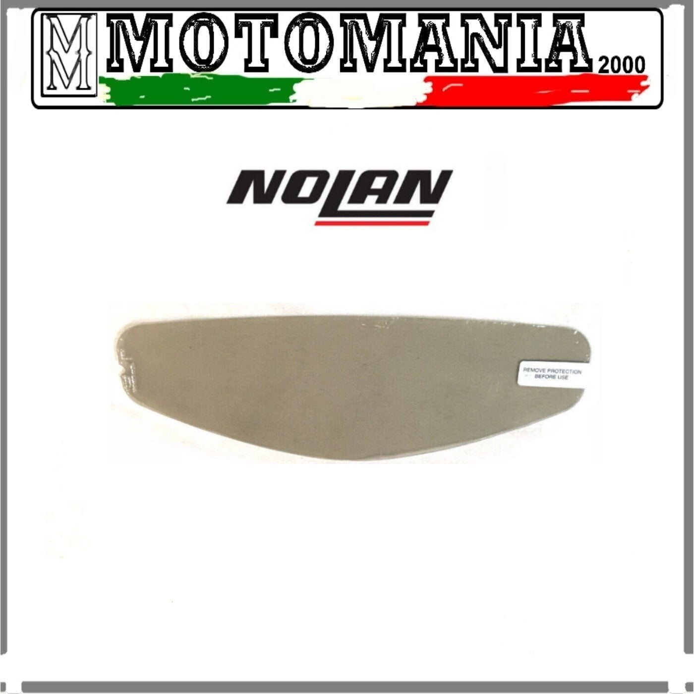 NOLAN VISIERA INTERNA FUMÈ ANTI APPANNAMENTO PER CASCO NOLAN N61  CON CLIP ATT.