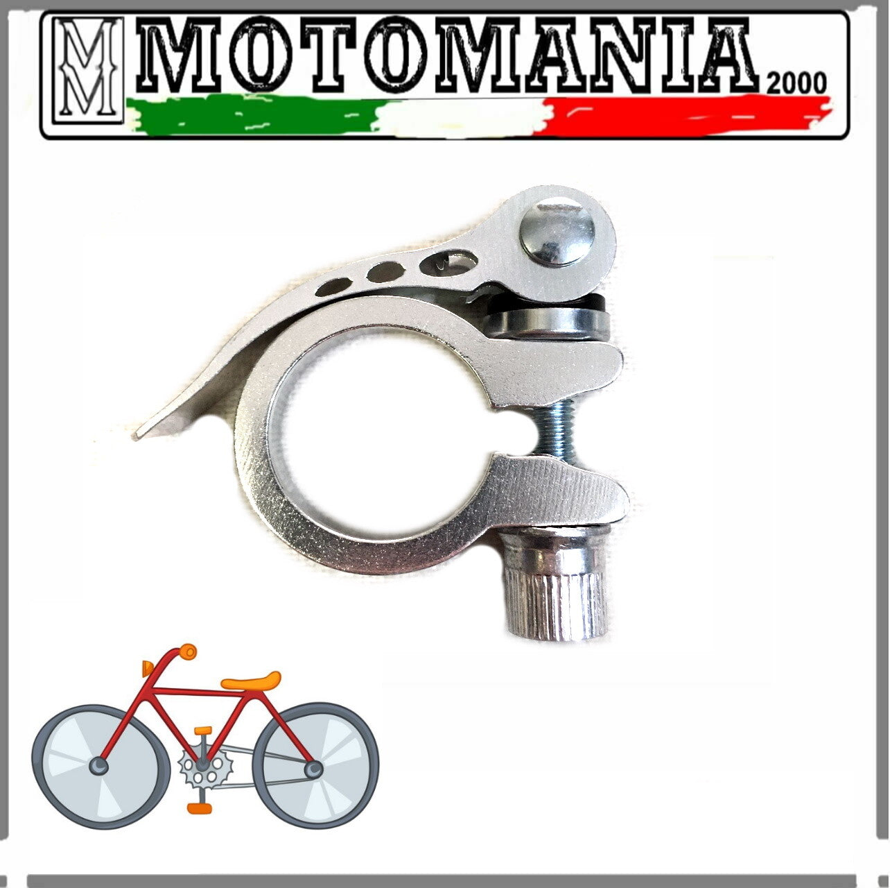 ALUMINUM SADDLE LACES BIKE WITH ALUMINUM COLOR LEVER DIAMETER 28
