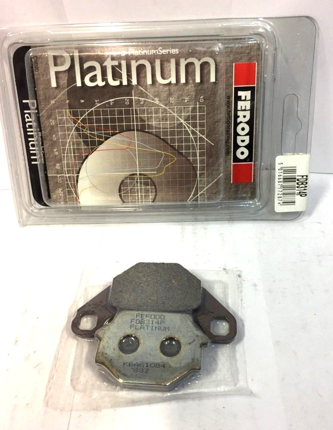 FDB314P CP BRAKE PADS FERODO PLATINUM KAWASAKI KLE 400 -500 -FD0073 NEWFREN