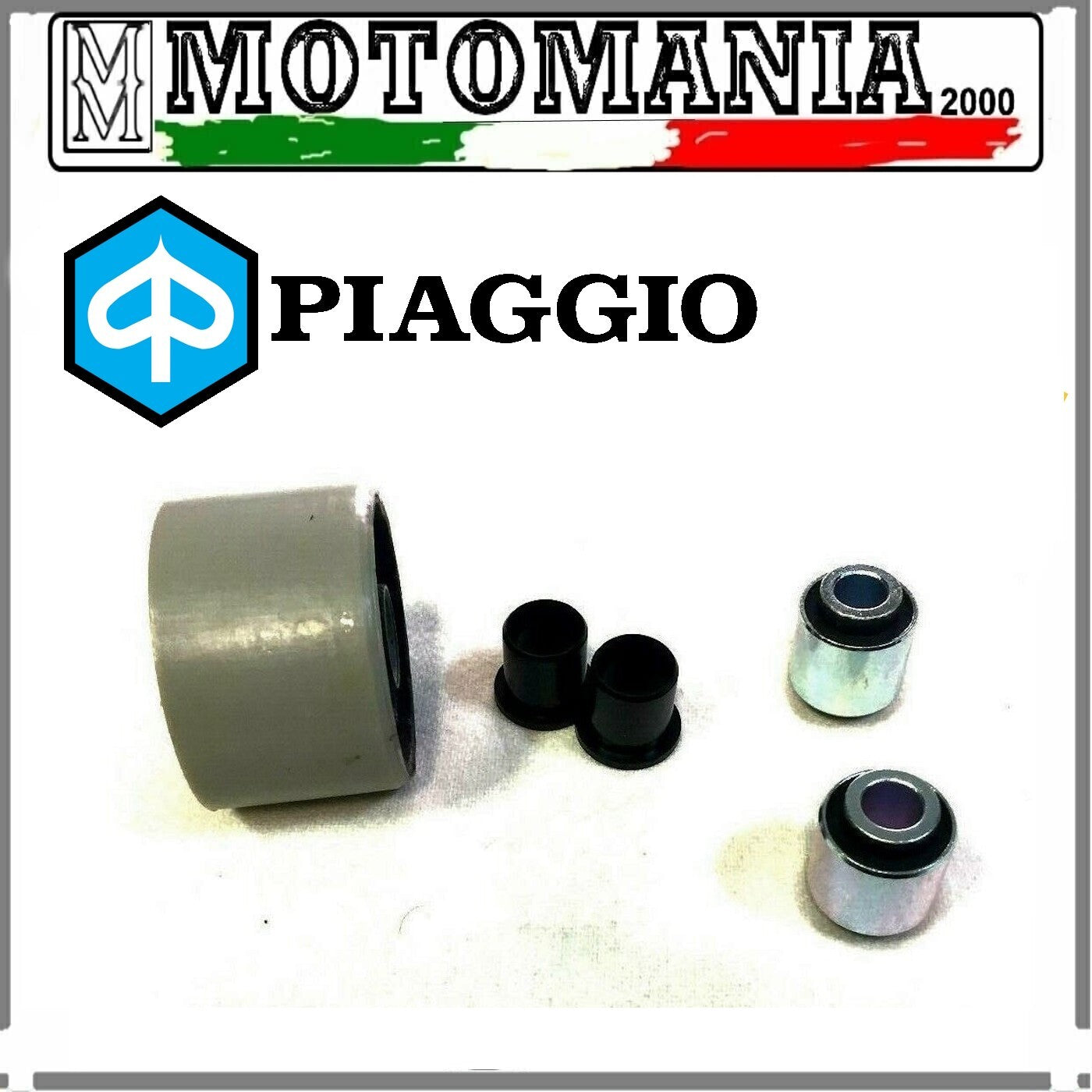 FRONT + REAR ENGINE SILENTBLOCK KIT Piaggio Liberty 200-Beverly 200-250