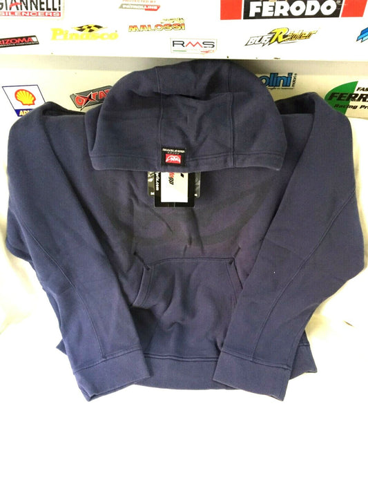 FELPA CON CAPPUCCIO BERIK TG.M COLORE BLU