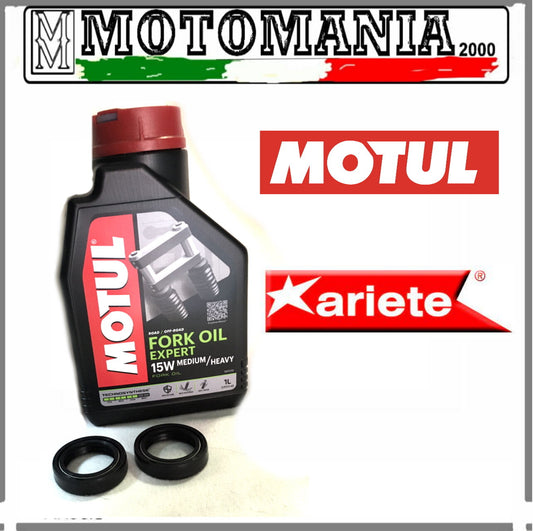 KIT PARAOLI + OLIO FORCELLA 15W MOTUL HONDA XR 125 -CBR 125 KAWASAKI KE 7 125
