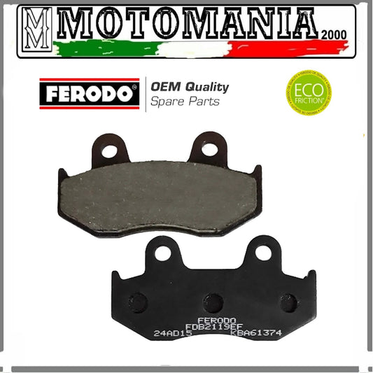 FDB2119EF PASTIGLIE FRENO POSTERIORE ECO F HONDA YAMAHA