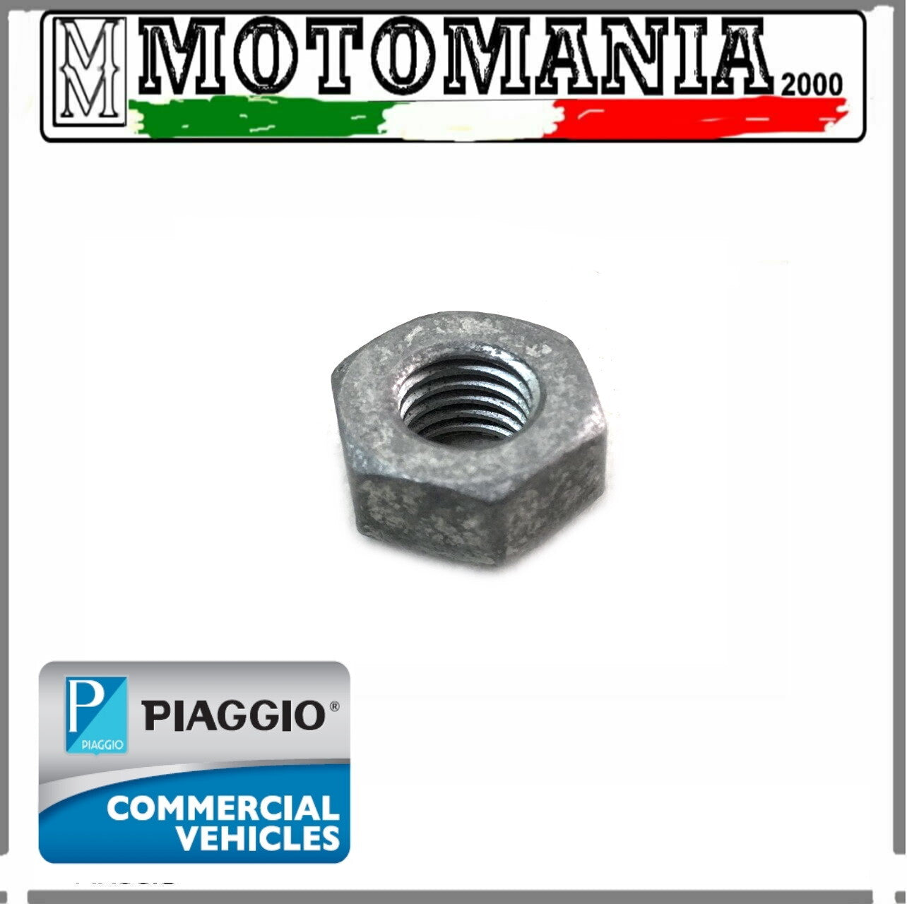232108  BEVERLY TOURER 250 2007-2009 DADO AUTOFRENANTE M10 ORIGINALE PIAGGIO *
