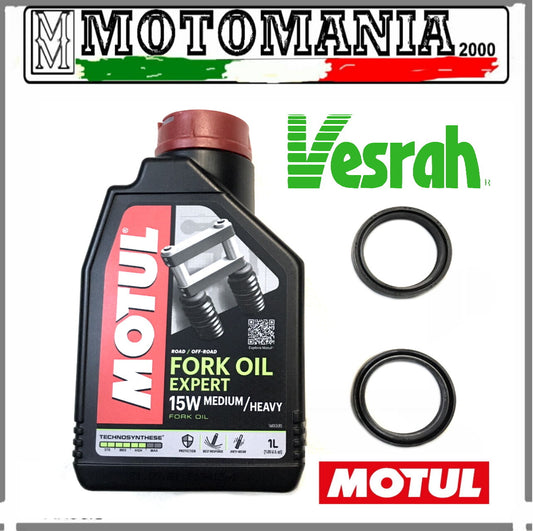 FORK OIL + OIL KIT 15W VESRAK 46X58X10.5 SUZUKI CU 1900 XV MIDNIGHT STAR*