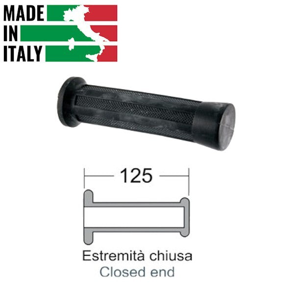 184160090  COPPIA MANOPOLE NERE  PER PIAGGIO VESPA PK 50CC  *