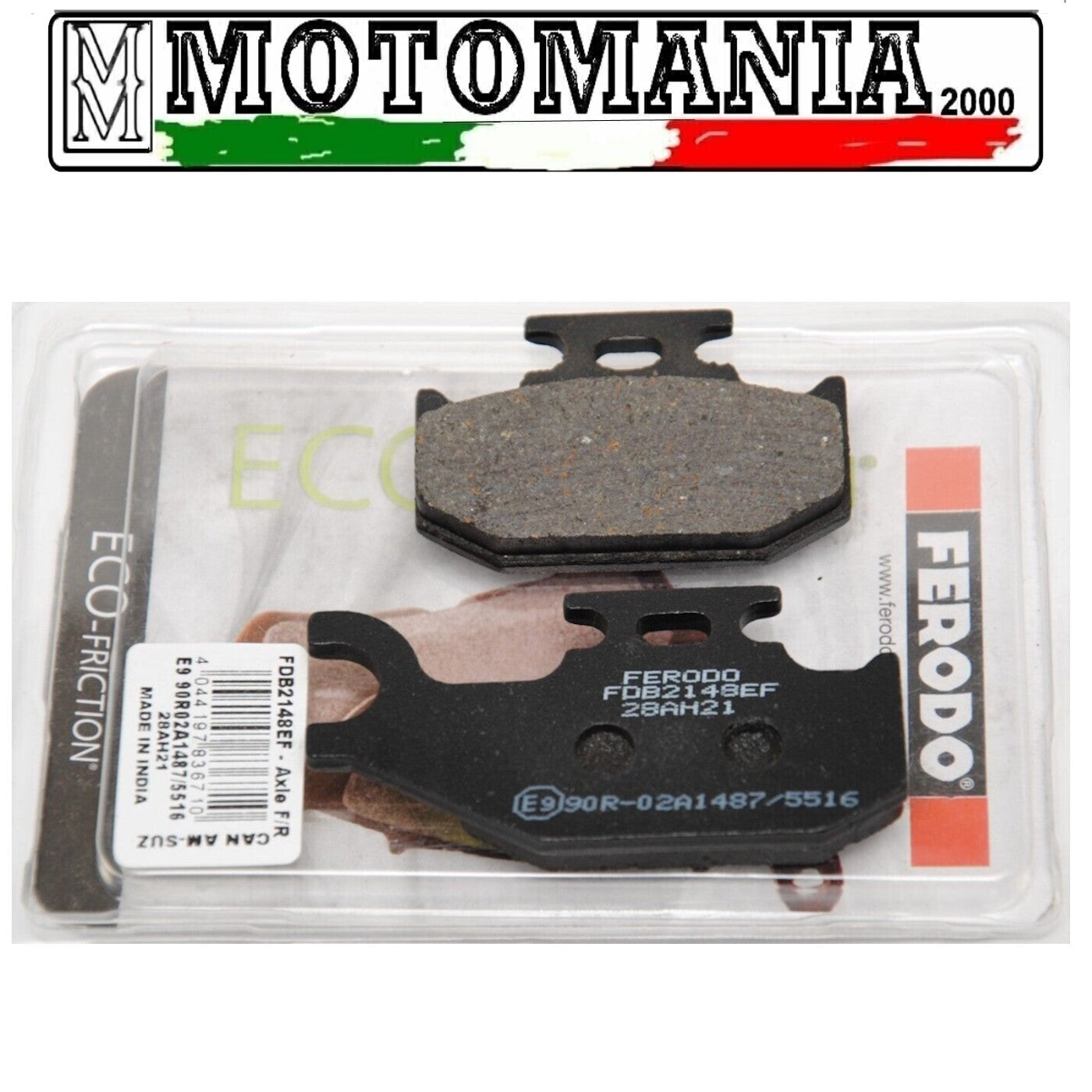 FDB2148EF BRAKE PADS FOR SUZUKI BURGMAN L3 125 / BENELLI CAFFE' BLACK 250 *