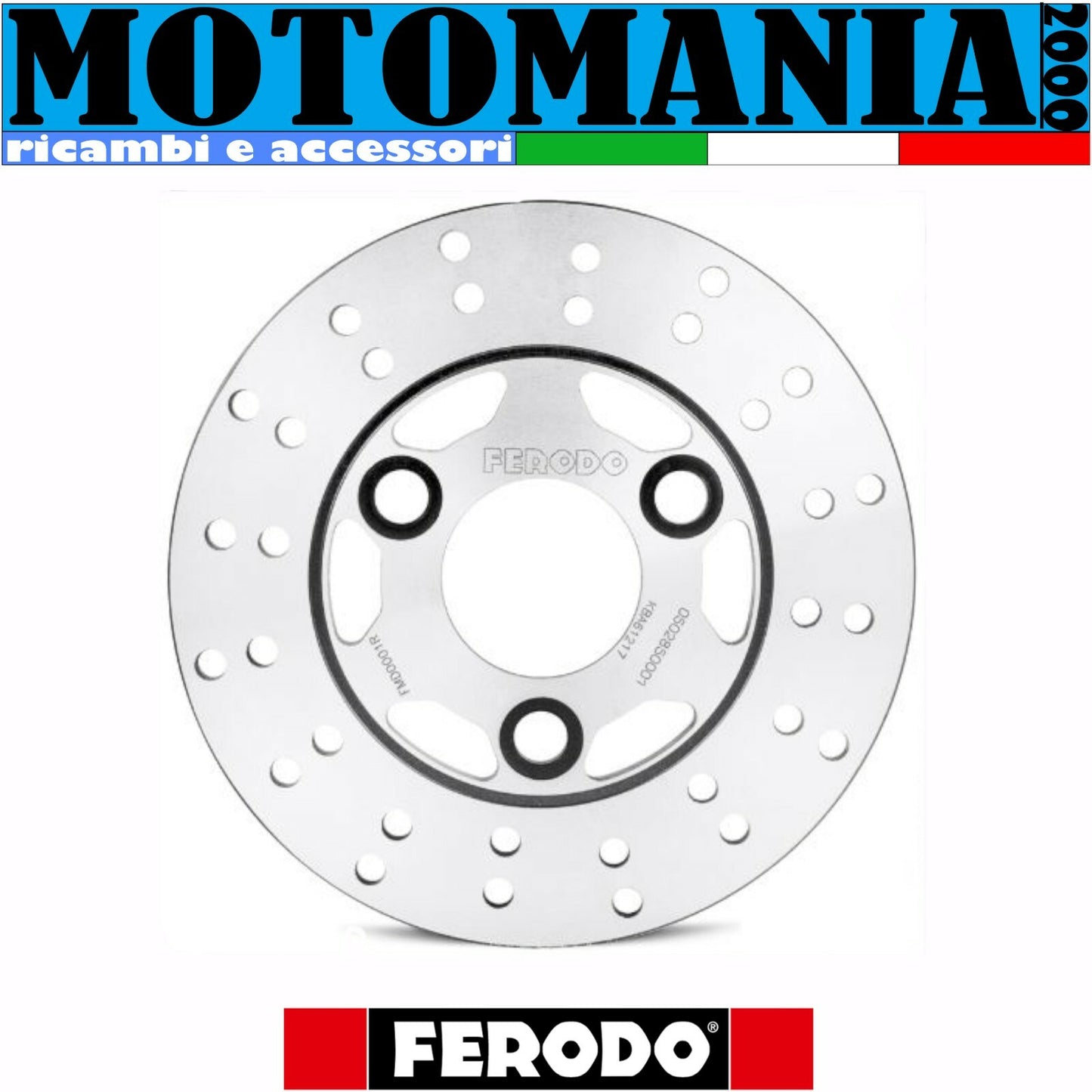 FMD0001R FRONT BRAKE DISC FOR GARELLI BASIC 50 BIP RACING GRINTA PONY*
