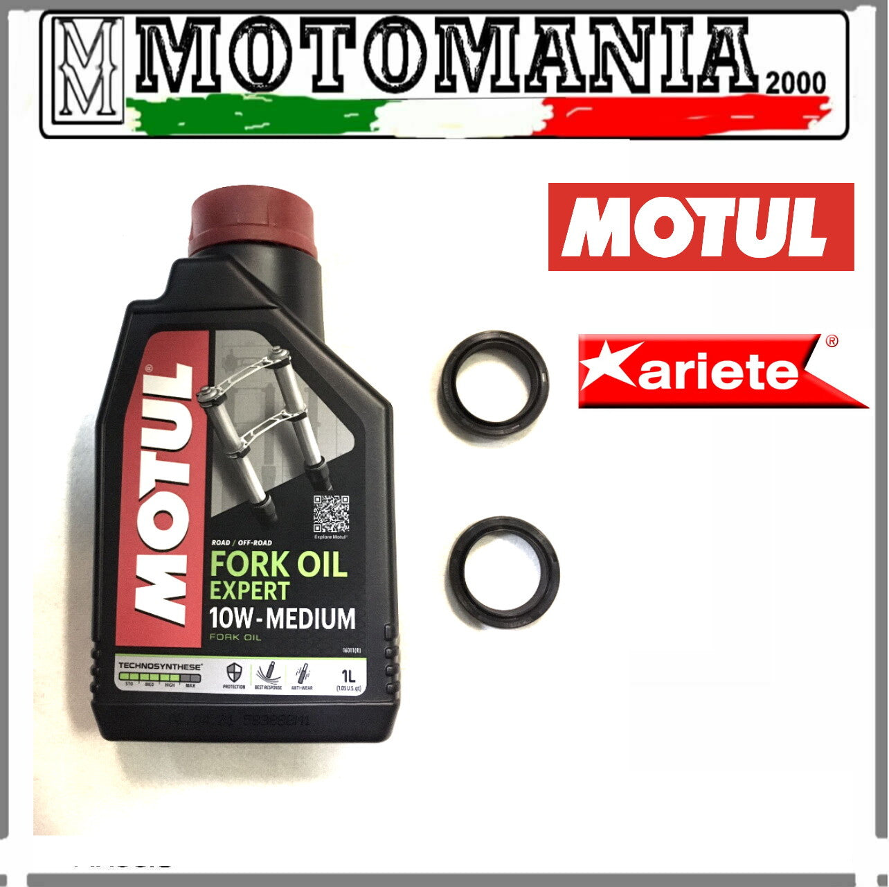KIT PARAOLI + OLIO FORCELLA 1OW MOTUL 35X47X9.5-10.5 APRILIA ATLANTIC 250-03-09