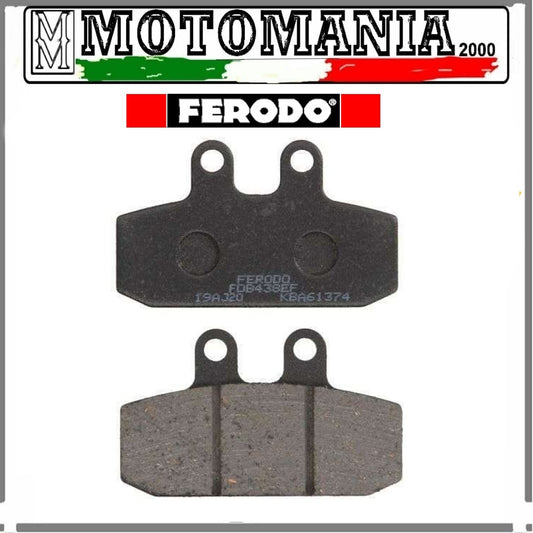 FDB438EF  PASTIGLIE FRENO ANTERIORE CAGIVA DERBI FANTIC GILERA HONDA YAMAHA