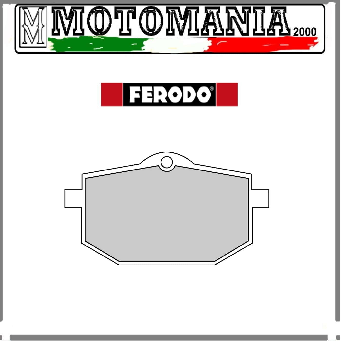 FDB583P CP PASTIGLIE FRENO ANTER. FERODO YAMAHA  XT 600 TENERE ANNO 1985 -1991