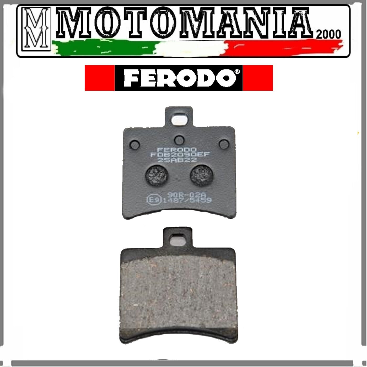 FDB2090EF PASTIGLIE FRENO POSTERIORE   APRILIA BENELLI BETA MALAGUTI KEEWAY *