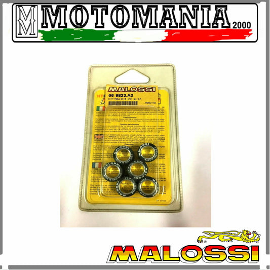 669823A0 KIT 6 ROLLERS 16X13 GR,2.7 X MULTIVAR 200 MALAGUTI CIAK 100 cc