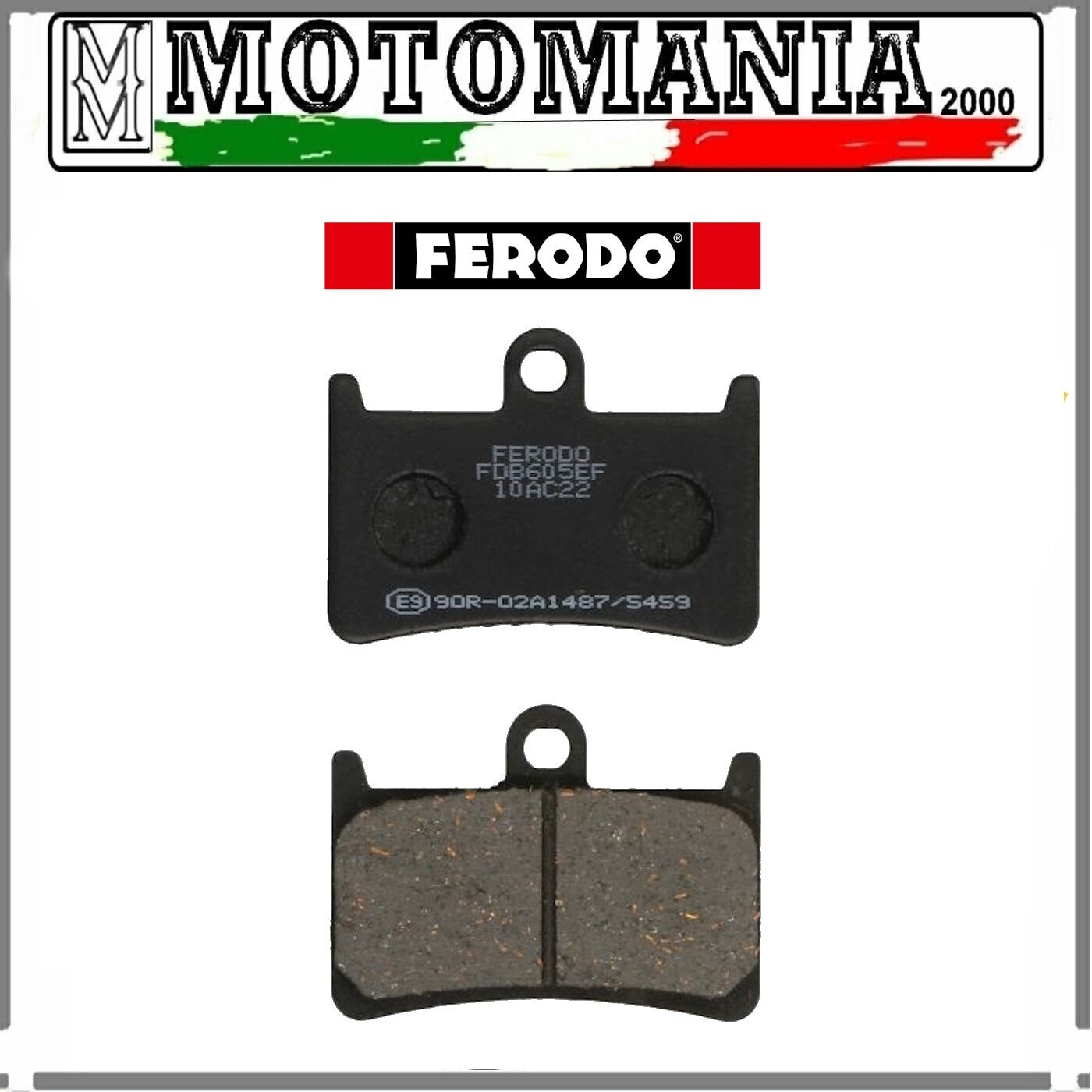 FDB605EF PASTIGLIE FRENO ANTERIORE YAMAHA T-MAX 500-530-560 SUZUKI