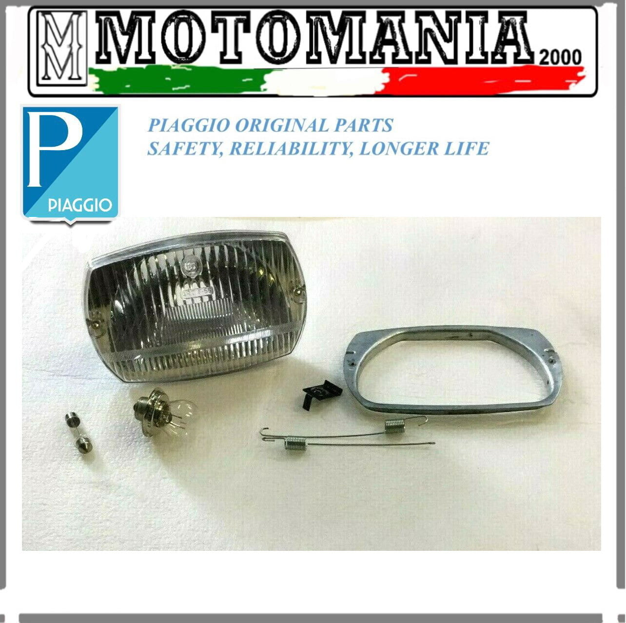 COMPLETE HEADLIGHT KIT Piaggio Vespa 50 SPECIAL
