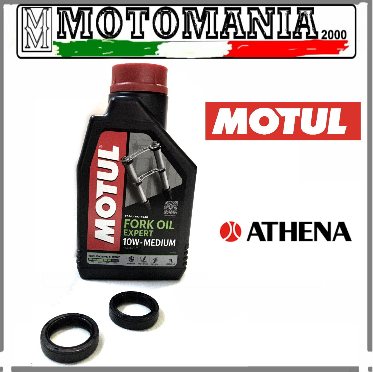 KIT PARAOLI + OLIO FORCELLA 10W MOTUL PIAGGIO LIBERTY 150-200 4T LEADER