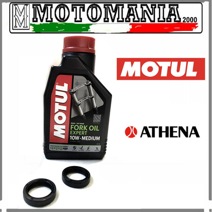 KIT PARAOLI + OLIO FORCELLA 10W MOTUL PIAGGIO LIBERTY 150-200 4T LEADER