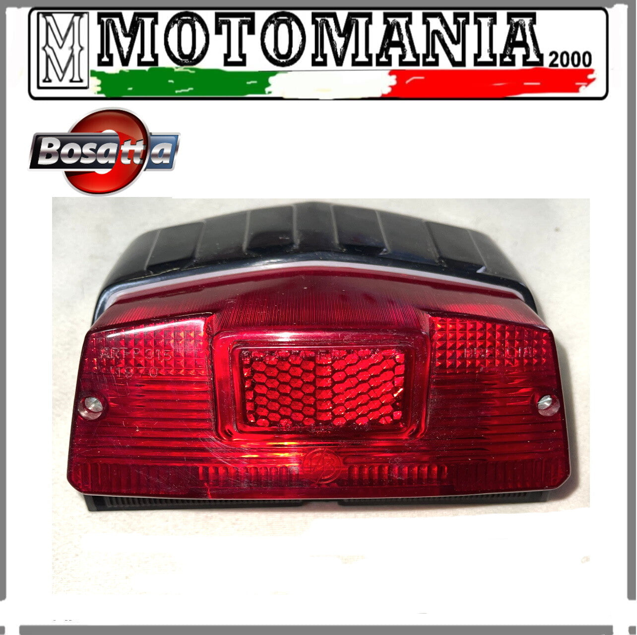 GRUPPO FARO POSTERIORE PER LAMBRETTA D.L. 125 - 150 - 200 DAL 1968
