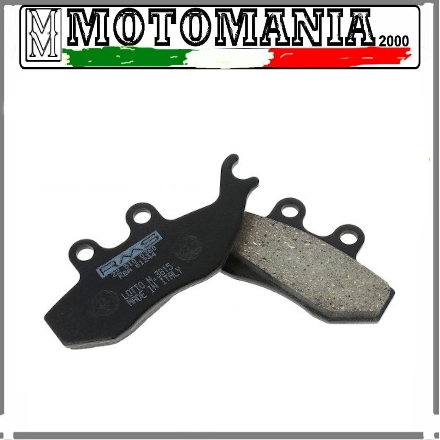 PASTIGLIE FRENO ORGANICHE PIAGGIO/APRILIA/BENELLI/GILERA/YAMAHA/MALAGUTI *