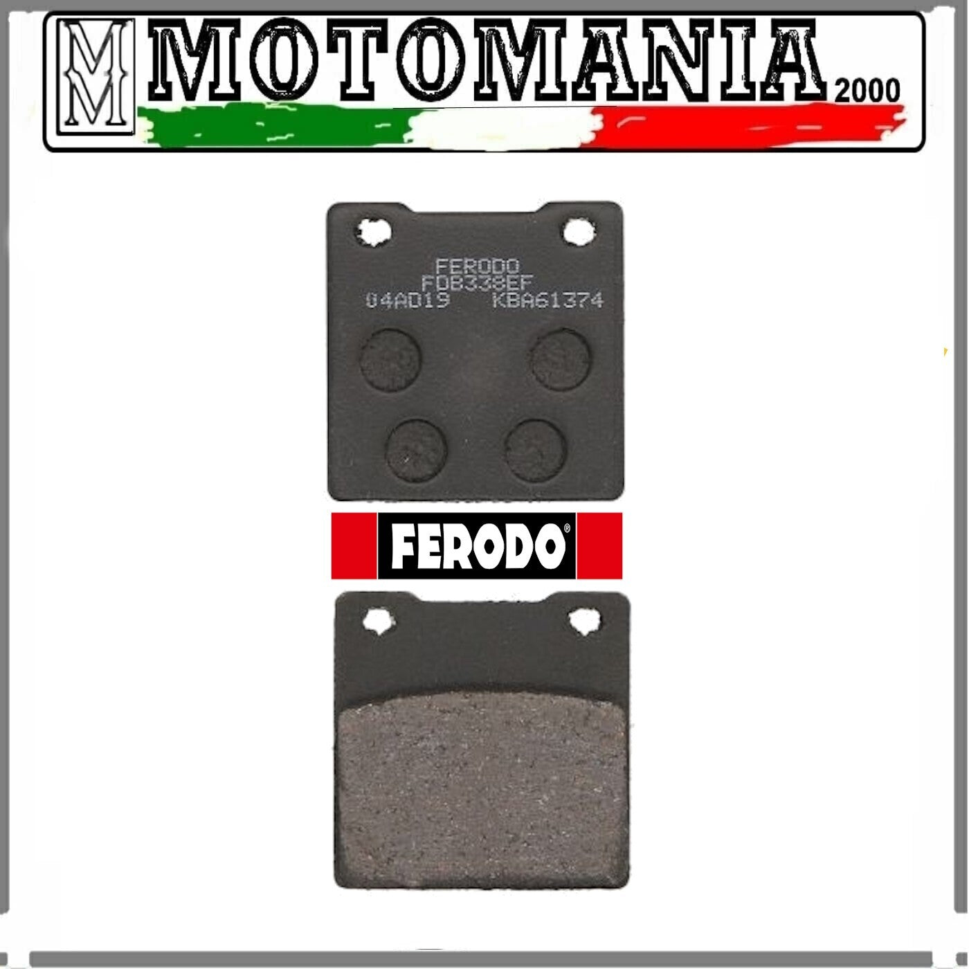 FDB338EF PASTIGLIE FRENO POSTERIORE KAWASAKI SUZUKI