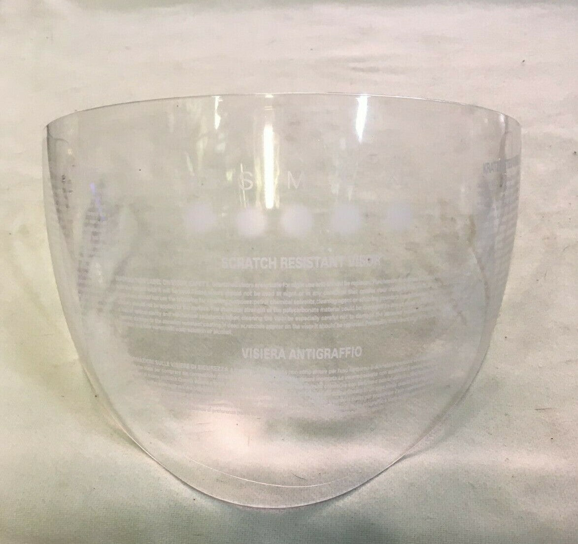 VISIERA LUNGA TRASPARENTE PER CASCO DF-600 *